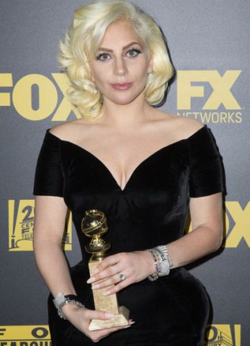 Lady Gaga Golden Globes 2016