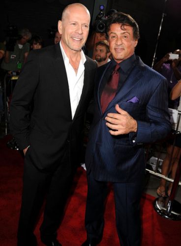 Sylvester Stallone and Bruce Willis