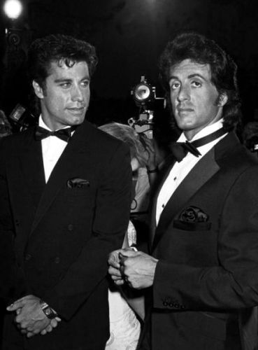 Sylvester Stallone and John Travolta Young