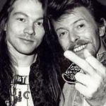 Axl Rose and David Bowie