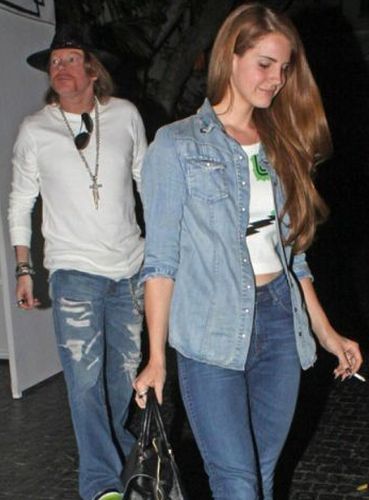 Axl Rose and Lana Del Rey
