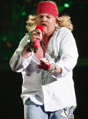 Axl Rose on Concert