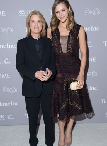 Greta Van Susteren and Katharine McPhee