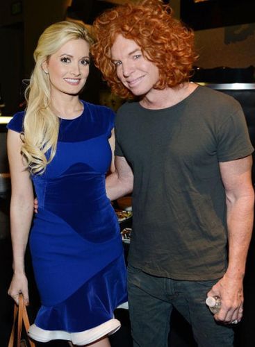 Carrot Top and Holly Madison