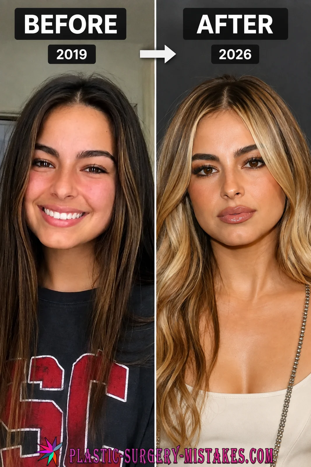 Addison Rae Before And After Transformation