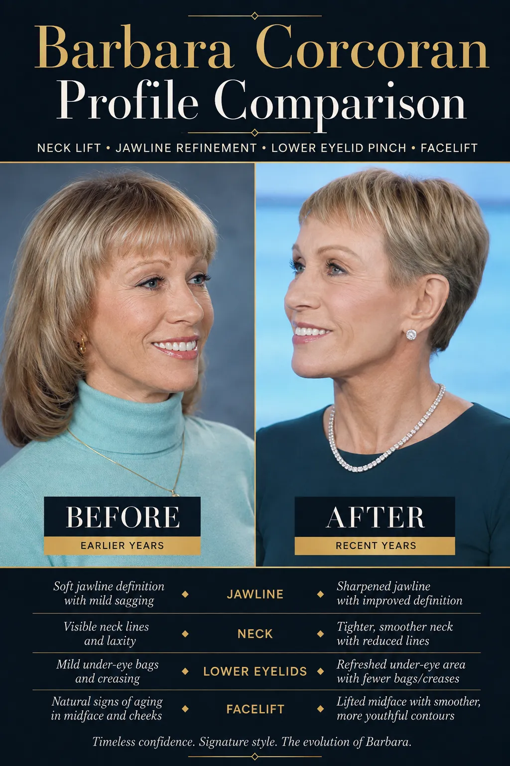 Barbara Corcoran Before and After Plastic Surgery Barbara Corcoran Before And After Plastic Surgery
