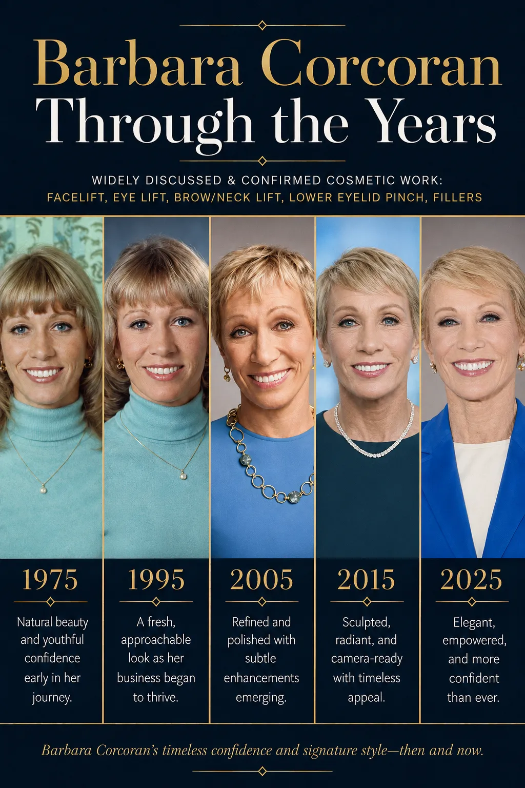 Barbara Corcoran Plastic Surgery Through the Years Barbara Corcoran Plastic Surgery Through The Years