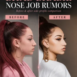 Bhad Bhabie Before and After Nose Job Plastic Surgery