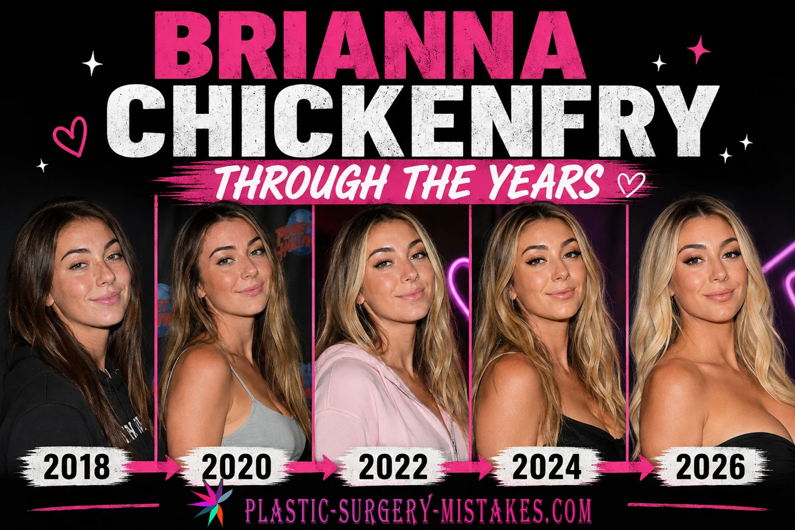 Brianna Chickenfry Plastic Surgery Through The Years Brianna Chickenfry Plastic Surgery Through The Years