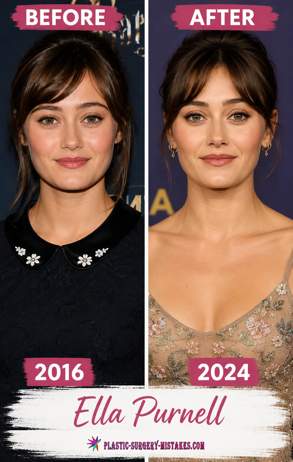 Ella Purnell Before and After Ella Purnell Before And After