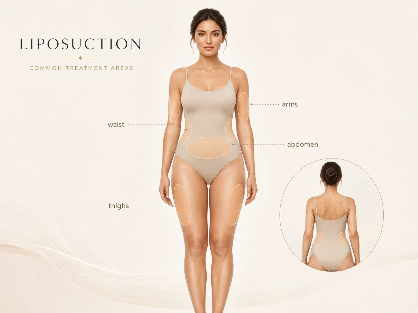 Liposuction - Common Treatment Areas Liposuction Common Treatment Areas