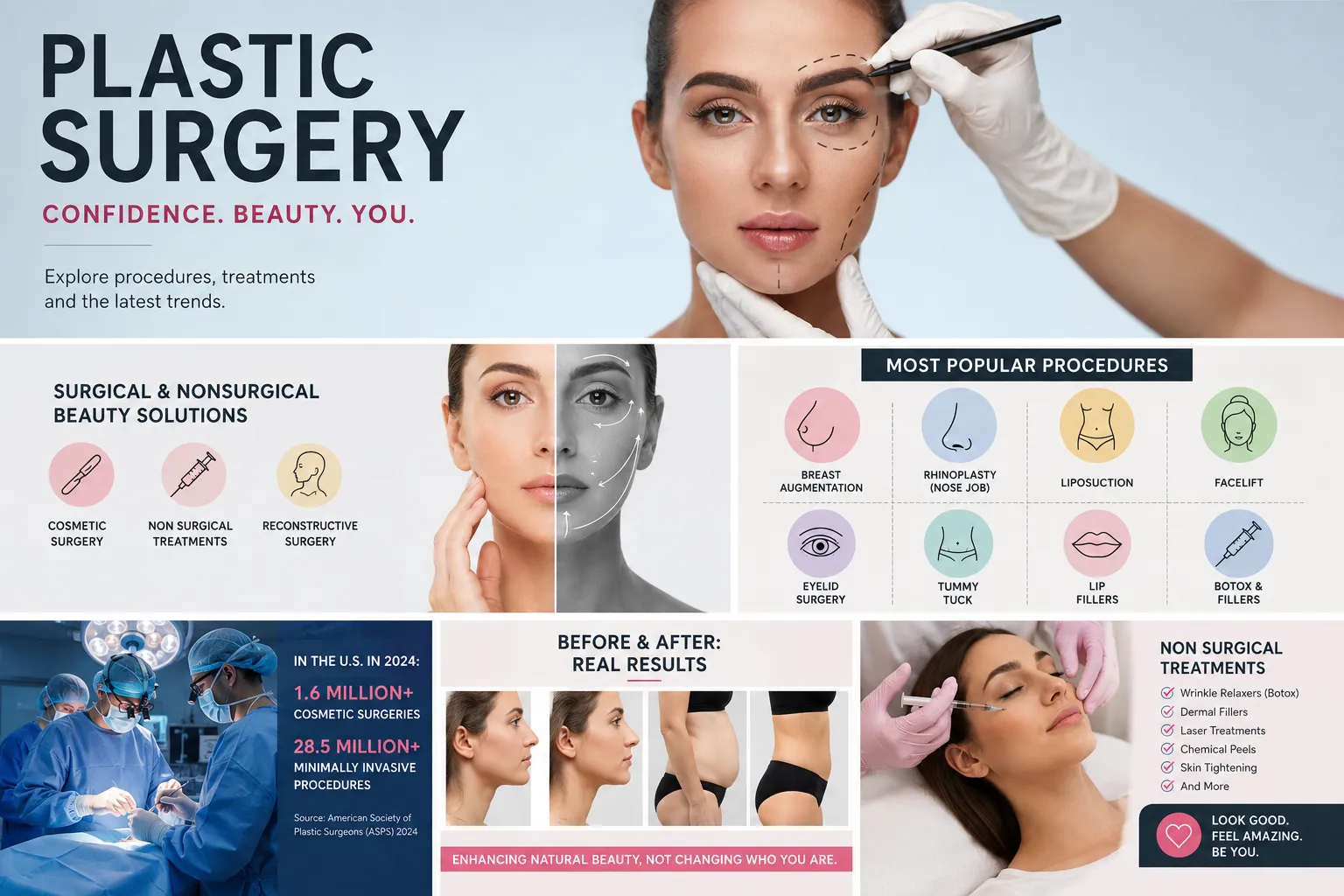 Plastic Surgery Most Popular Procedures Plastic Surgery Most Popular Procedures